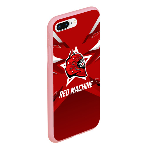 Чехол для iPhone 7Plus/8 Plus матовый Red machine, цвет баблгам - фото 3