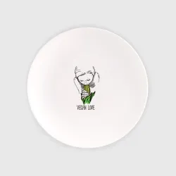 Тарелка Vegan Love