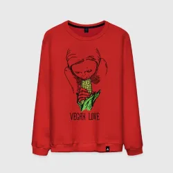 Мужской свитшот хлопок Vegan Love