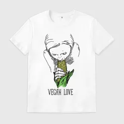 Мужская футболка хлопок Vegan Love