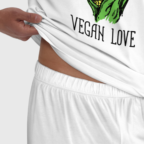 Мужская пижама хлопок Vegan Love - фото 6