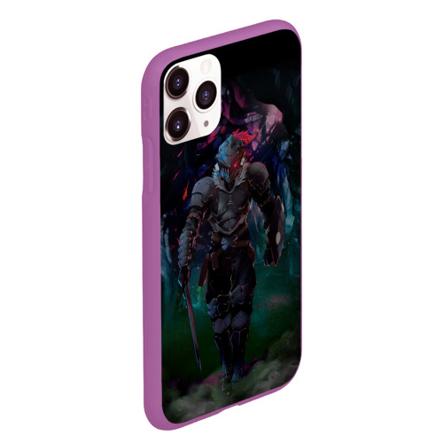 Чехол для iPhone 11 Pro Max матовый Убийца гоблинов - Рыцарь, цвет фиолетовый - фото 3