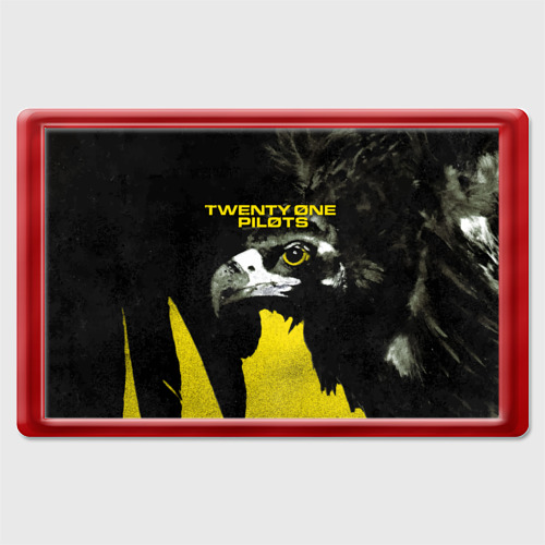 Магнит 45*70 Twenty One Pilots - Trench, цвет красный