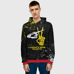 Мужская толстовка 3D TOP - Skeleton Clique - фото 2