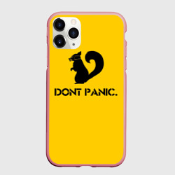 Чехол для iPhone 11 Pro Max матовый Dont Panic