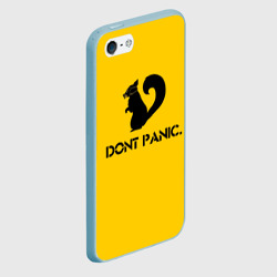 Чехол для iPhone 5/5S матовый Dont Panic - фото 2