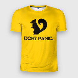 Мужская футболка 3D Slim Dont Panic