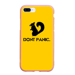 Чехол для iPhone 7Plus/8 Plus матовый Dont Panic
