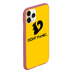 Чехол для iPhone 11 Pro Max матовый Dont Panic - фото 2