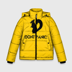 Зимняя куртка для мальчиков 3D Dont Panic