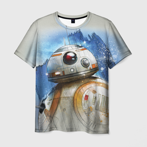 Мужская футболка 3D BB-8 Фото 01 Мужская футболка 3D BB-8 Фото 01