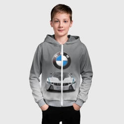 Детская толстовка 3D на молнии BMW Vision - фото 2