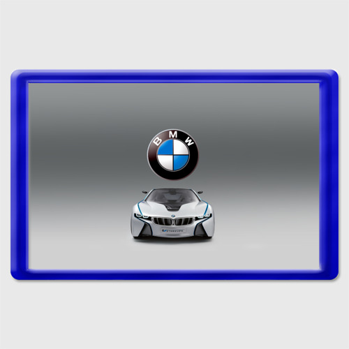 Магнит 45*70 BMW Vision, цвет синий