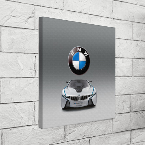Холст квадратный BMW Vision, цвет 3D печать - фото 3