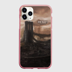 Чехол для iPhone 11 Pro Max матовый Метро: Исход