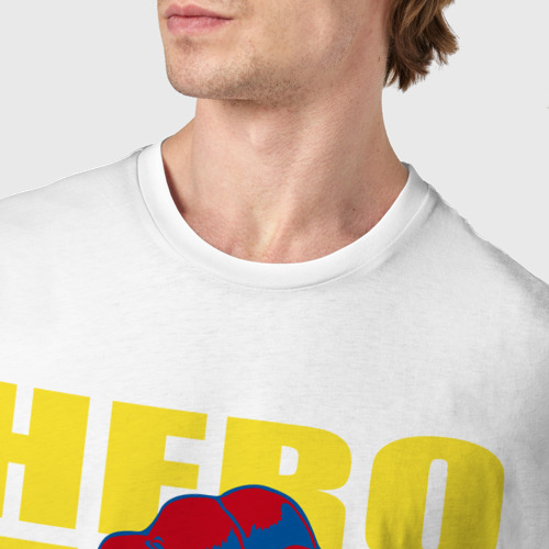 Мужская футболка хлопок Hero For Fun - фото 6