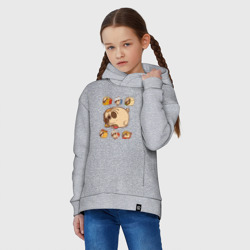 Детское худи Oversize хлопок Толстый Мопс - фото 2