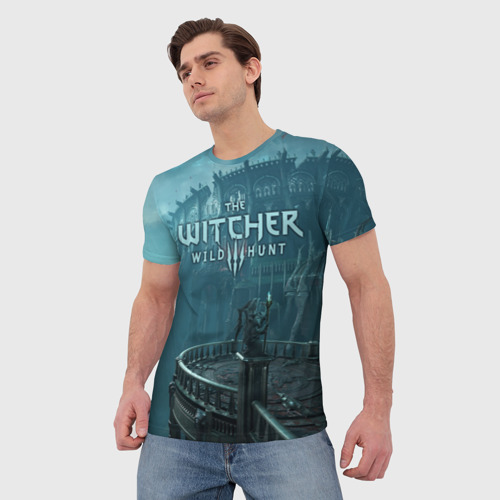 Мужская футболка 3D Ведьмак 3: Дикая Охота, цвет 3D печать - фото 3
