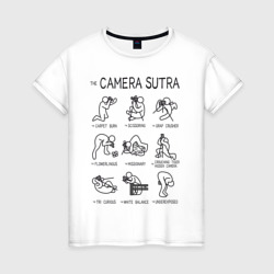 Женская футболка хлопок The camera sutra