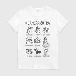 Женская футболка хлопок The camera sutra