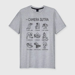 Мужская футболка хлопок Slim The camera sutra