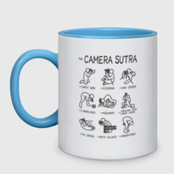 Кружка двухцветная The camera sutra