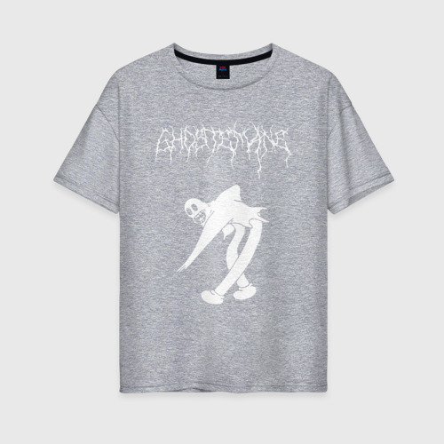 Женская футболка хлопок Oversize с принтом Ghostemane(2), вид спереди #2