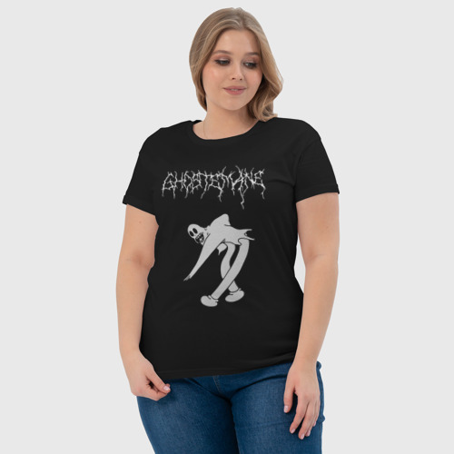 Женская футболка хлопок Ghostemane2, цвет черный - фото 6