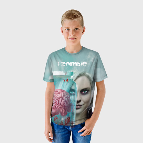 Детская футболка 3D i-ZOMBIE large, цвет 3D печать - фото 3