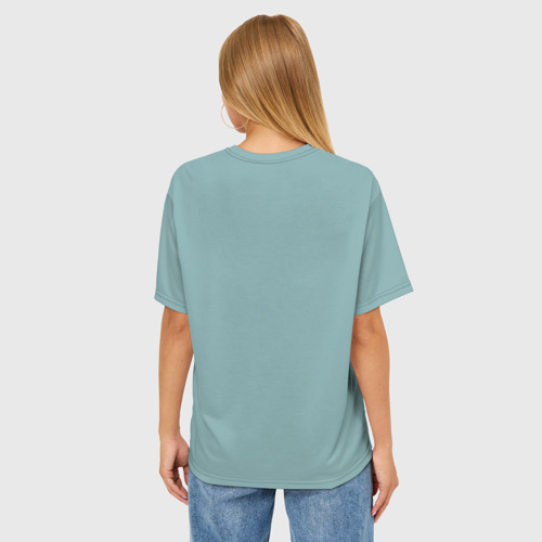 Женская футболка oversize 3D i-ZOMBIE large, цвет 3D печать - фото 4