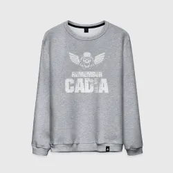 Мужской свитшот хлопок Remember Cadia - Warhammer