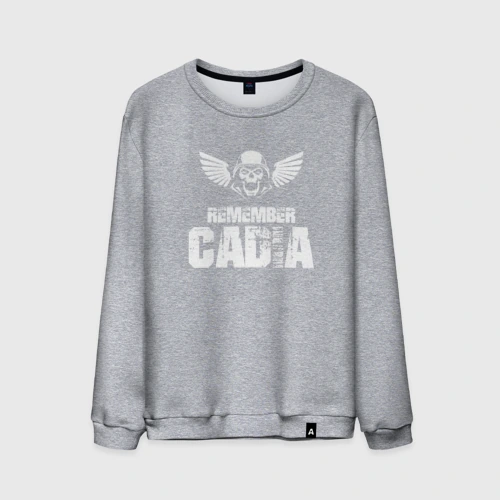 Мужской свитшот хлопок Remember Cadia - Warhammer