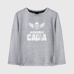 Детский лонгслив хлопок Remember Cadia - Warhammer
