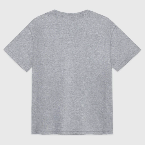 Мужская футболка хлопок Oversize с принтом Remember Cadia - Warhammer, вид сзади #1