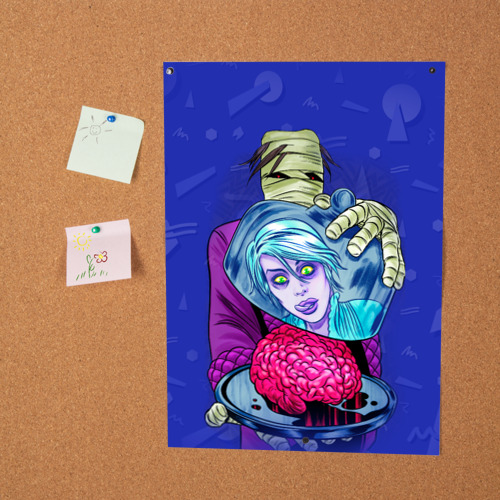 Постер i-ZOMBIE с мумией и мозгами - фото 2