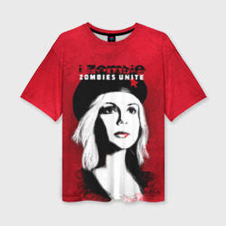 Женская футболка oversize 3D Zombies Unite - Оливия Мур