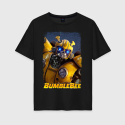 Женская футболка хлопок Oversize Bumblebee