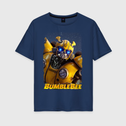 Женская футболка хлопок Oversize Bumblebee