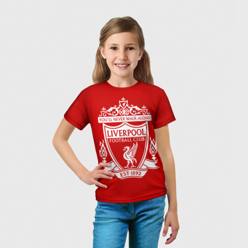 Детская футболка 3D Ливерпуль, цвет 3D печать - фото 5