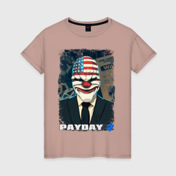 Женская футболка хлопок Payday 2