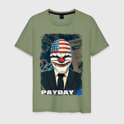 Мужская футболка хлопок Payday 2