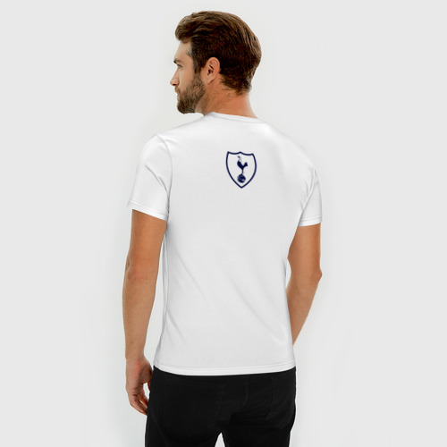 Мужская футболка хлопок Slim Тоттенхэм, цвет белый - фото 4