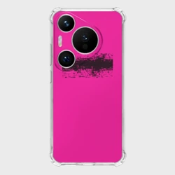 Чехол для Huawei Pura 70 Pro Гранж розовый