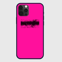 Чехол для iPhone 12 Pro Гранж розовый