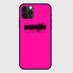 Чехол для iPhone 12 Pro Max Гранж розовый
