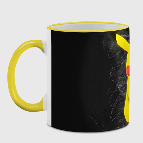 Кружка с полной запечаткой Покемон Пикачу, цвет Кант желтый - фото 2