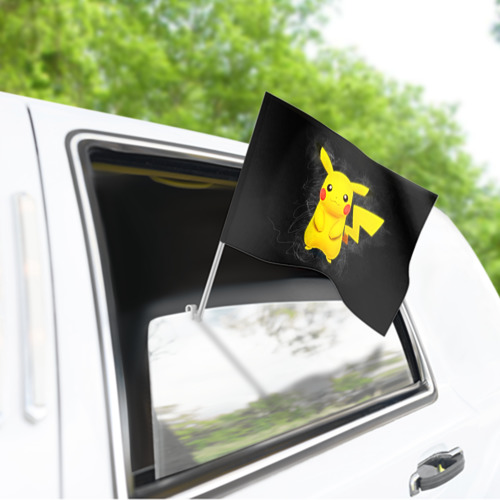 Флаг для автомобиля Покемон Пикачу - фото 3