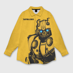 Мужская рубашка oversize 3D Bumblebee