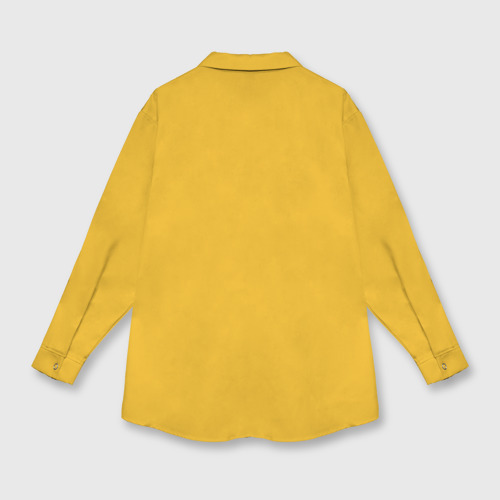 Женская рубашка oversize 3D с принтом Bumblebee, вид сзади #1