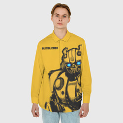 Мужская рубашка oversize 3D Bumblebee - фото 2